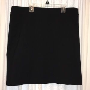 Black pencil skirt